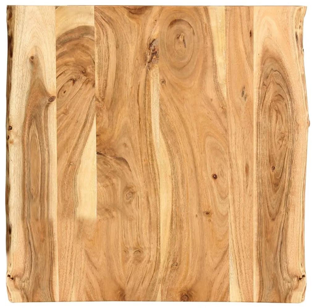 Tampo de mesa 60x(50-60)x2,5 cm madeira de acácia maciça