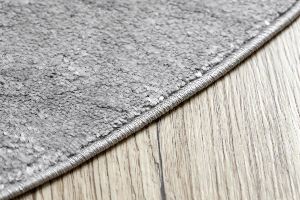 Tapete MEFE moderno Circulo 6182 Concreto - Structural dois níveis de lã cinza cinzento