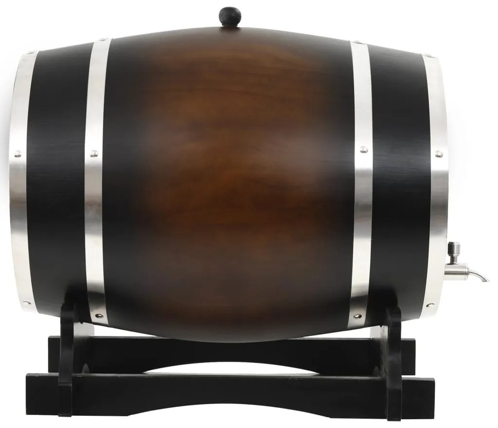 Barril de vinho com torneira em madeira de pinho maciça 35 L