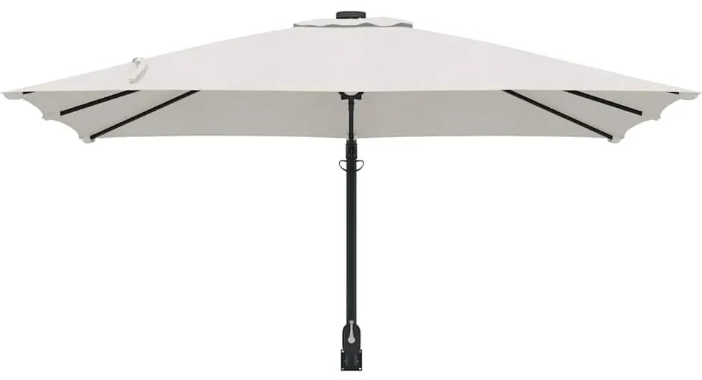 Guarda-sol de Jardim de Parede Areia 247 cm
