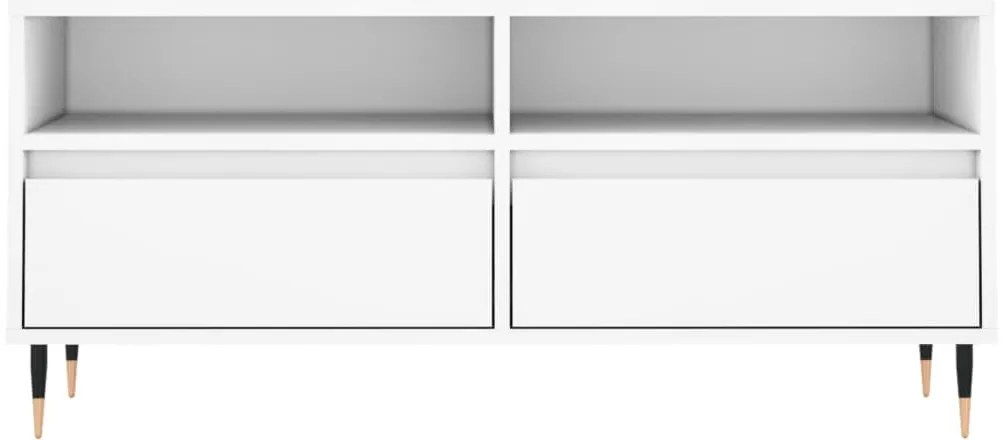 Móvel de TV 100x34,5x44,5 cm derivados de madeira branco