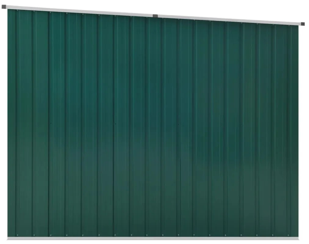 Abrigo de Jardim - 195x198x159 cm - Aço Galvanizado - Verde