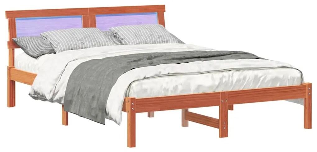 Estrutura da Cama Castanho-mel 120 x 200 cm