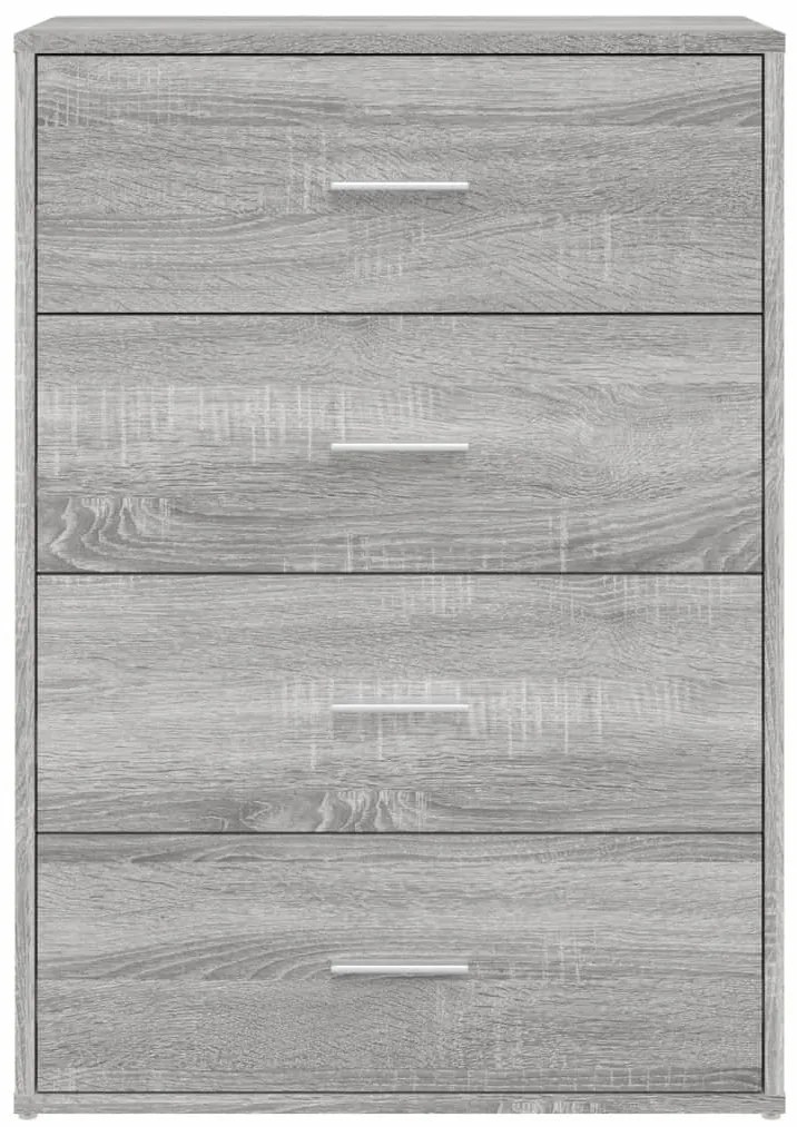 Aparador 60x31x84 cm derivados de madeira cinzento sonoma