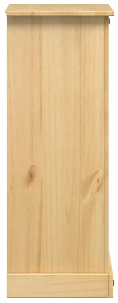 Mesa de cabeceira Corona 53x39x103 cm madeira de pinho maciça