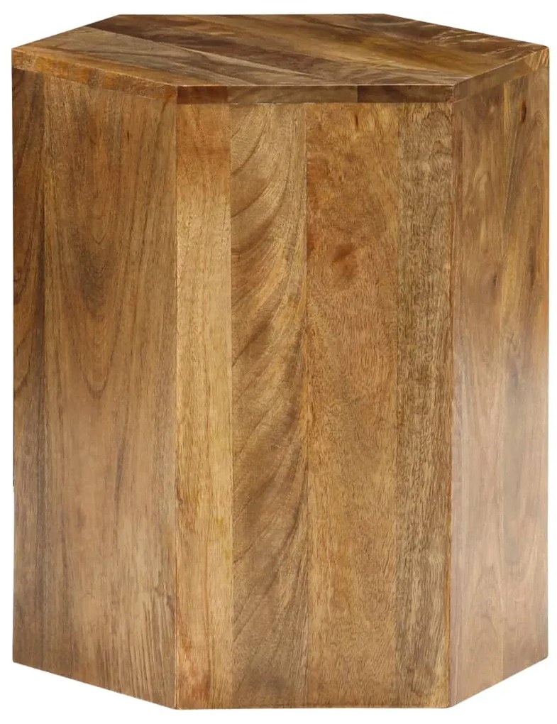 Conjunto de mesas de centro 3 pcs madeira de mangueira maciça