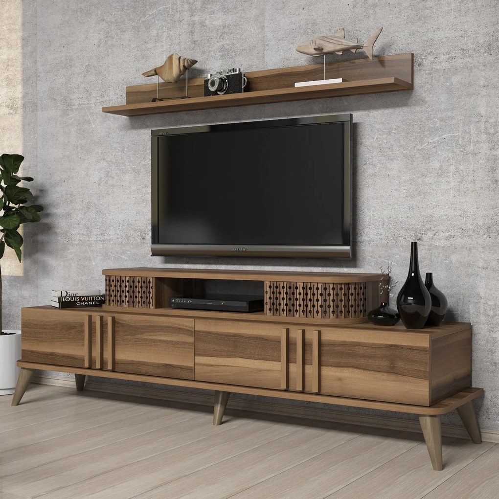 Móvel TV Eylül – Nogueira – 168x51,6x39 cm