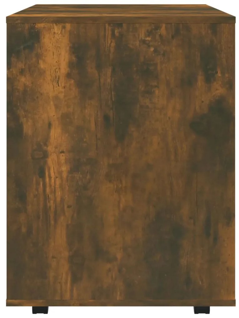 Móvel com rodas 60x53x72cm derivados de madeira carvalho fumado