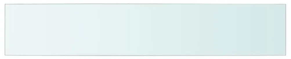 Prateleiras 2 pcs 80x15 cm vidro transparente