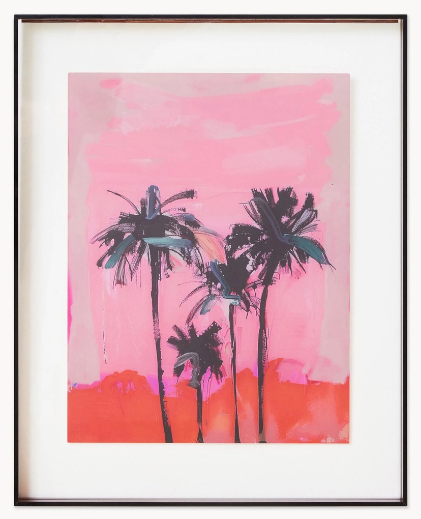 Tela pintada à mão Palms