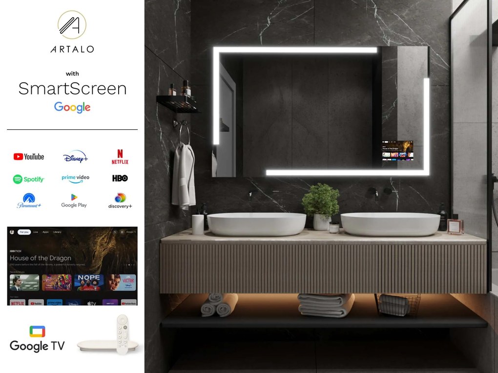 Espelho com iluminação LED M23 premium