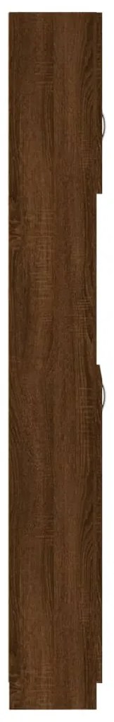 Armário WC 32x25,5x190cm derivados de madeira carvalho castanho