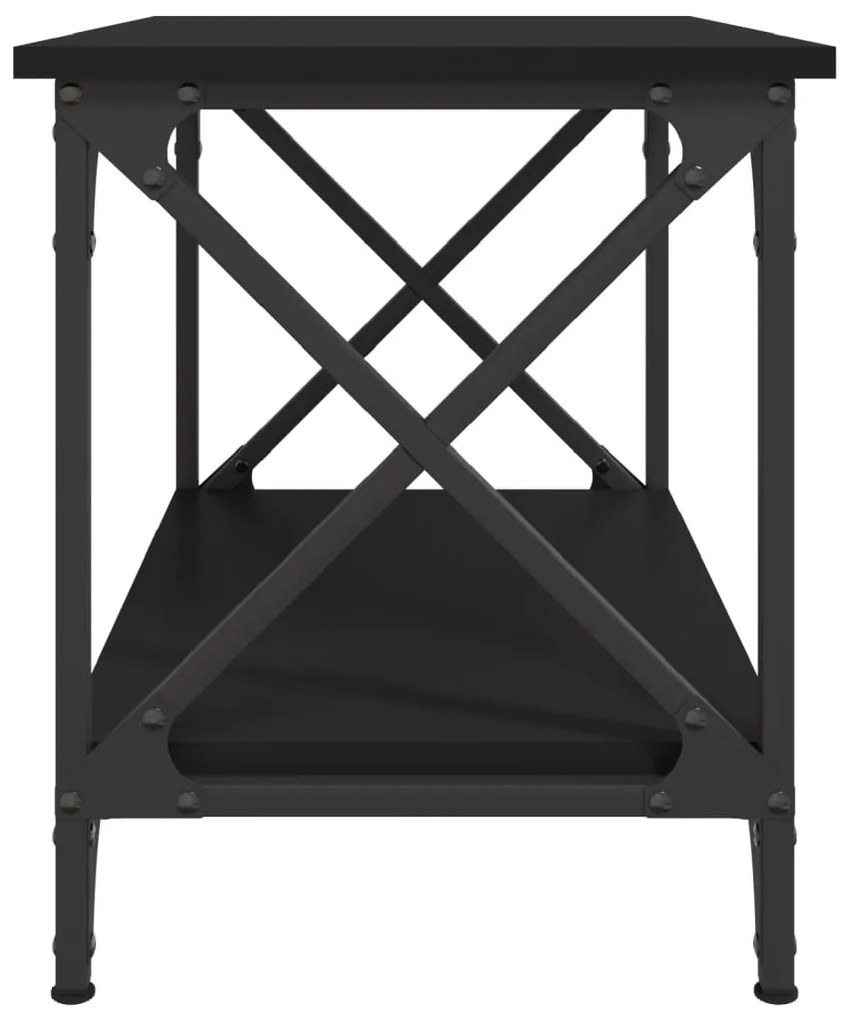 Mesa de apoio 55x38x45 cm derivados de madeira preto