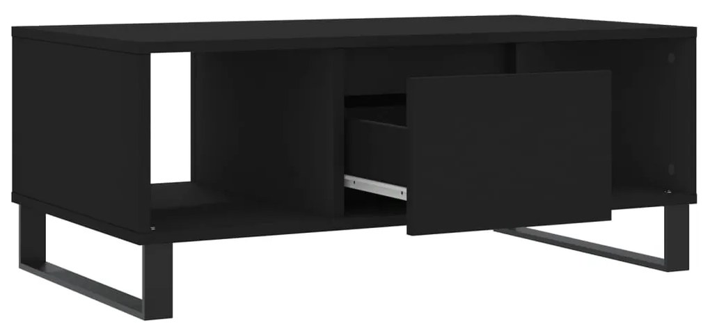 Mesa de centro 90x50x36,5 cm derivados de madeira preto