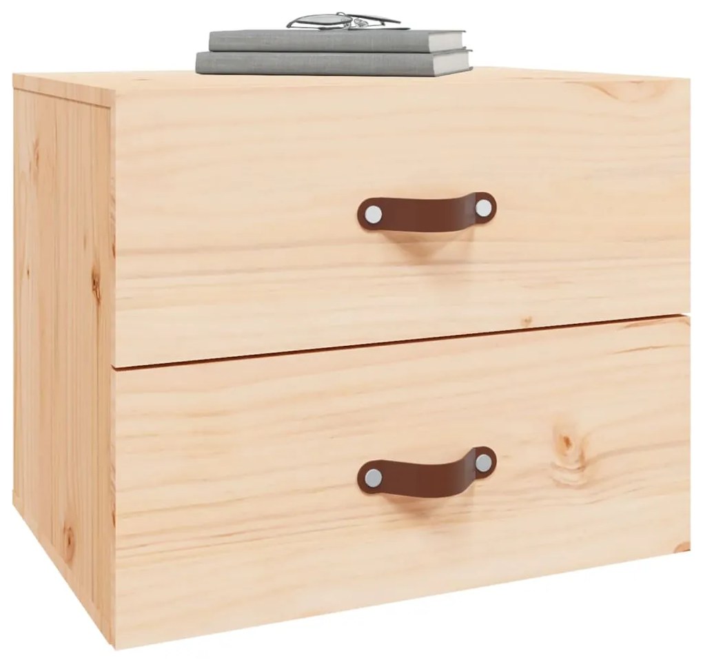 Mesa de cabeceira de parede 50x36x40 cm