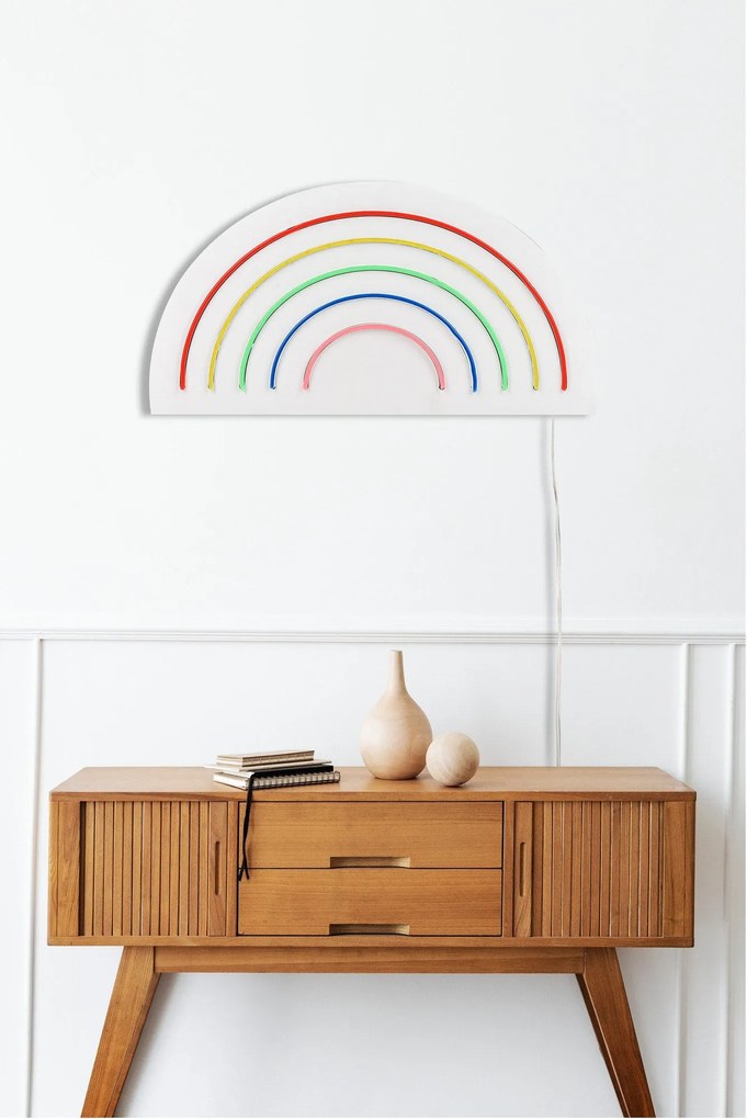 Iluminação LED Plástico Decorativo Rainbow – Multicolor – 50 x 26 x 2