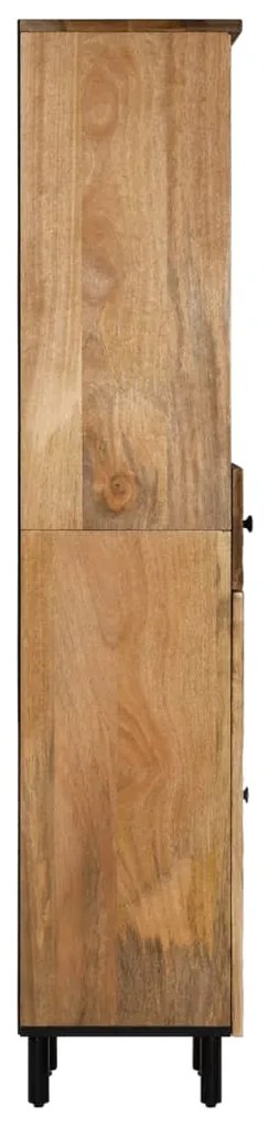 Armário de casa de banho 38x33x160 cm mangueira maciça