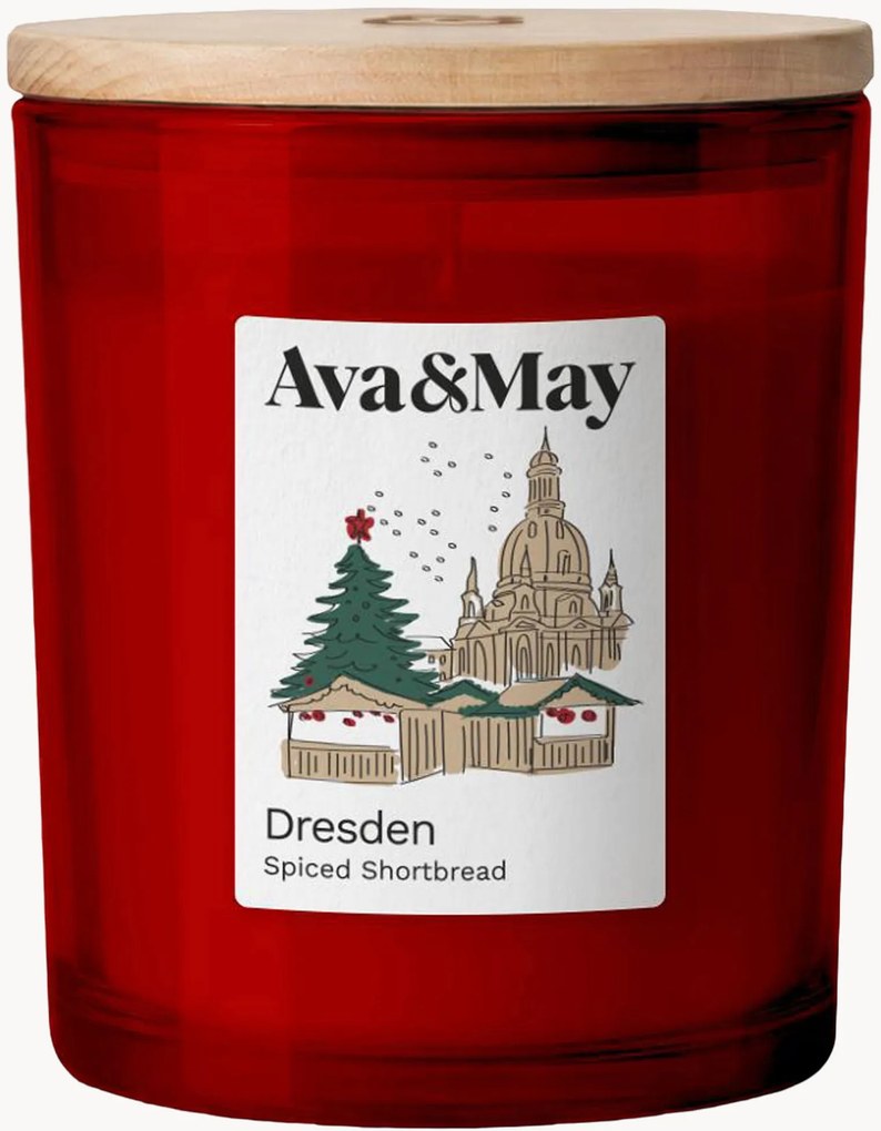 Vela perfumada Dresden (baunilha, cardamomo, amêndoa)