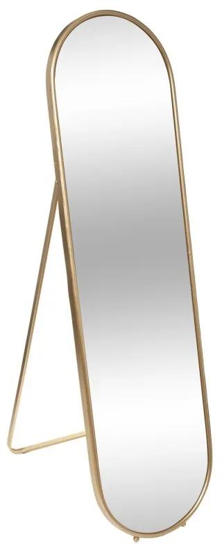 Espelho De Pé Dourado Anadia
