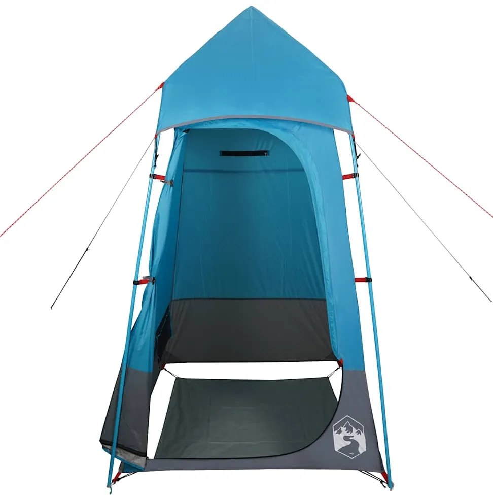 Tenda para sanita impermeável azul