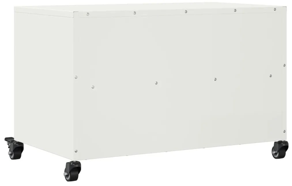 Móvel de TV 68x39x43,5 cm aço branco