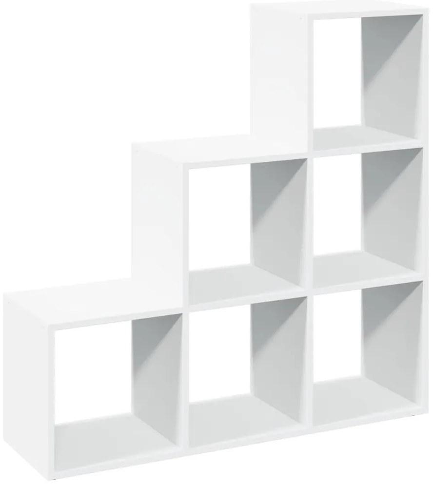 Estante divisória 3 níveis 99x29x99 cm derivados madeira branco
