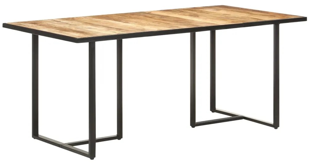 Mesa de jantar 180 cm madeira de mangueira áspera