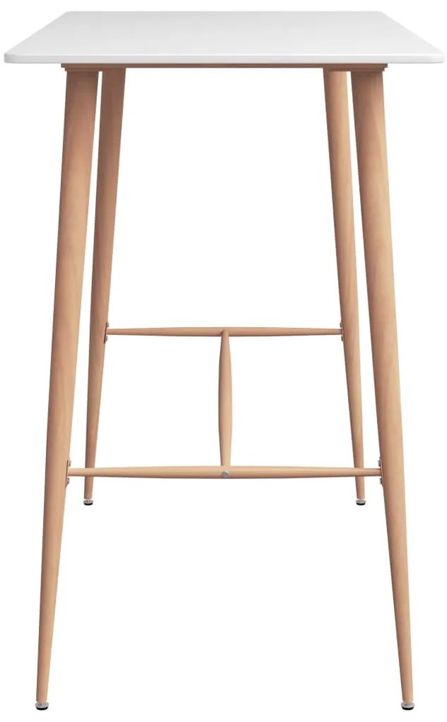 5 pcs conjunto de bar branco