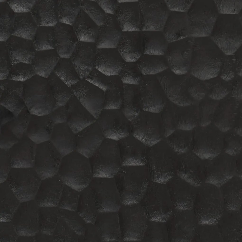 Móvel de TV 80x31x46 cm madeira de mangueira maciça preto
