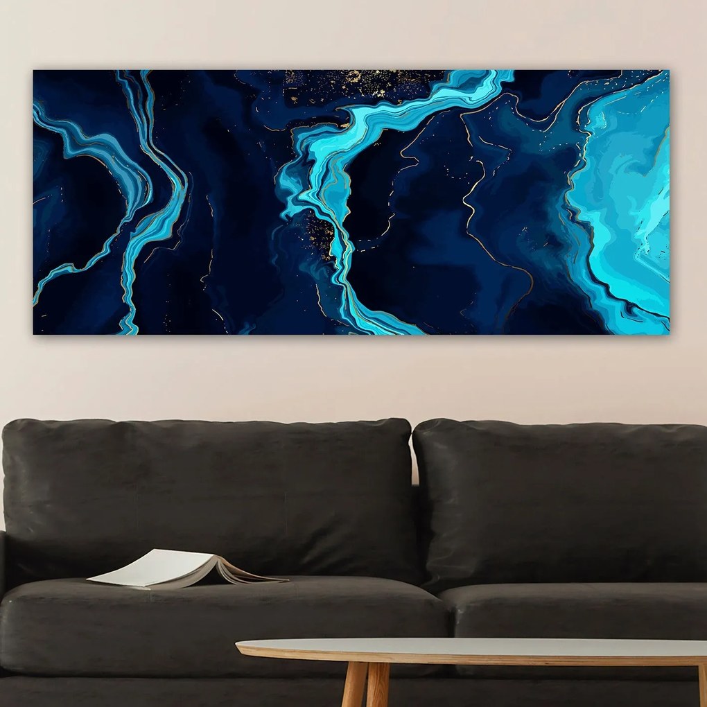 Pintura Decorativa em Tela YTY155999_50120 – Multicolor – 50 x 120 cm