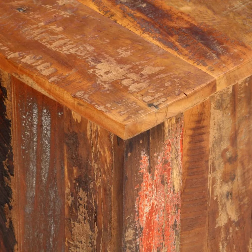 Móvel de TV 110x30x40 cm madeira recuperada maciça