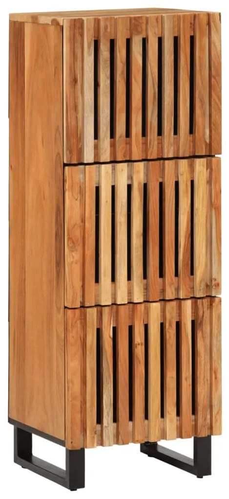 vidaXL Aparador alto 40x34x110 cm madeira de acácia maciça