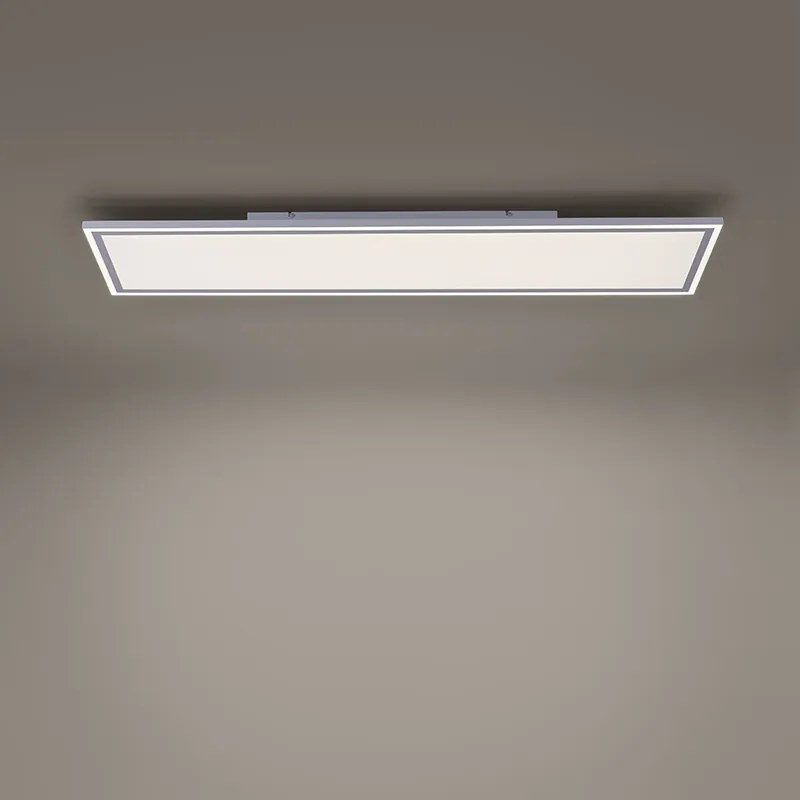 Candeeiro de teto branco 121 cm com LED incluído 2700 - 5000K - Luntani Moderno