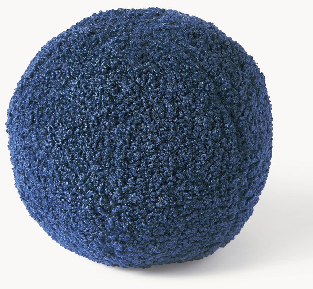 Almofada decorativa redonda em teddy Dotty