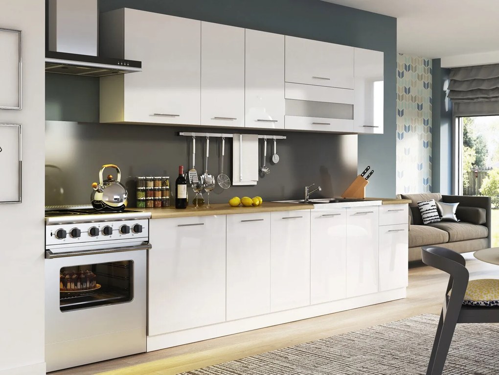 Conjunto de cozinha modular Tiffa White 121