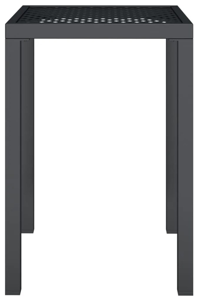 Mesa de jardim 50x50x72 cm aço antracite