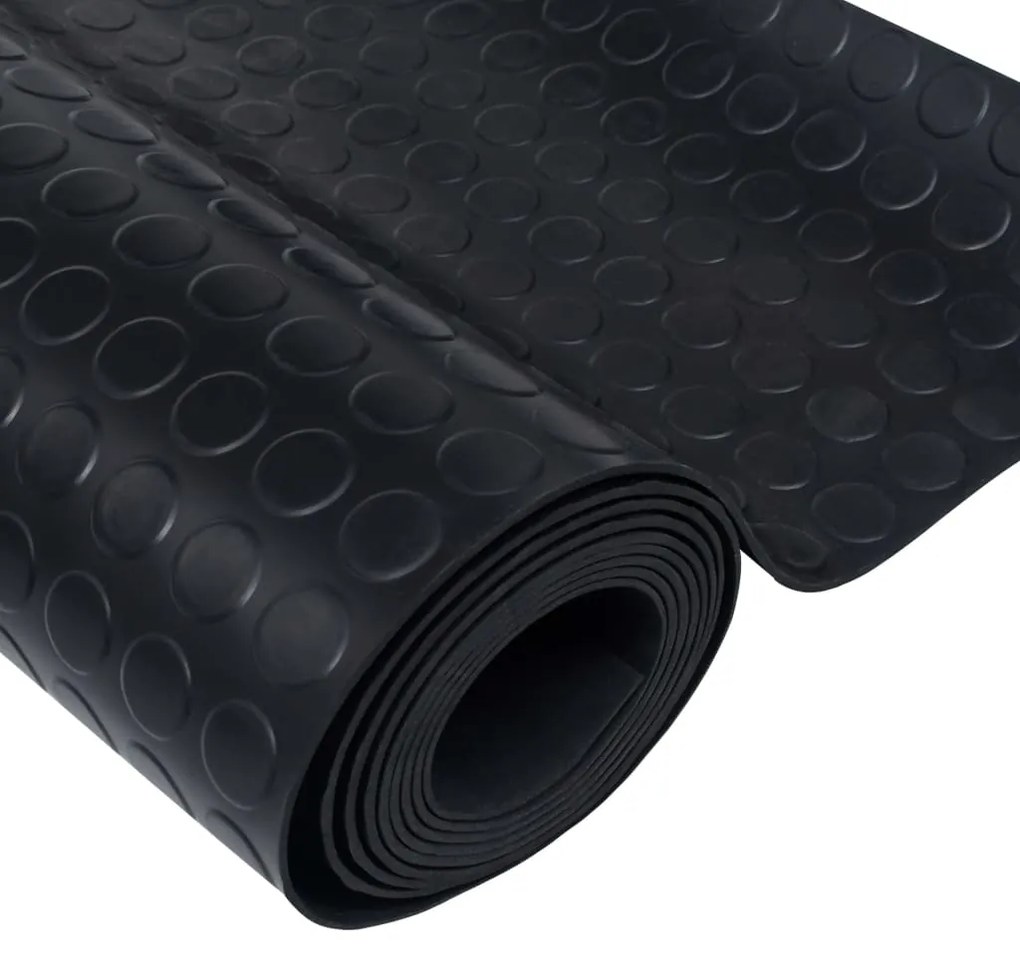 Tapete de borracha antiderrapante pitonado 1,5x4 m 3 mm