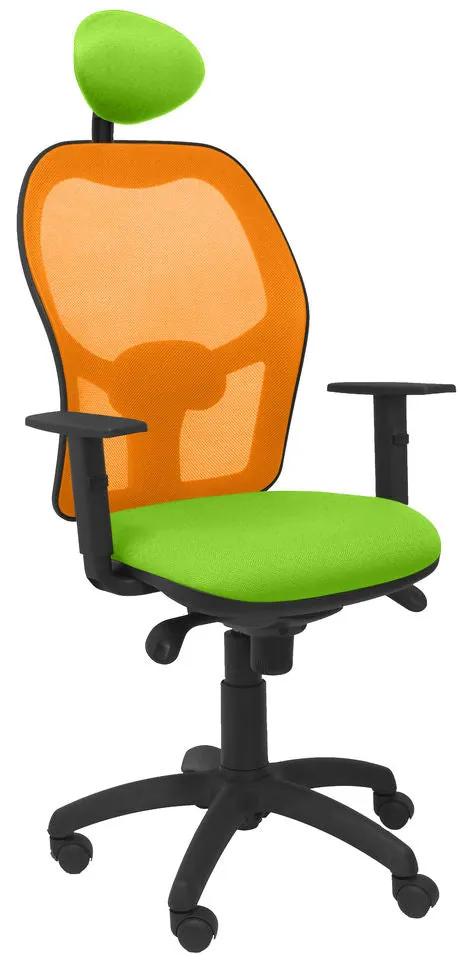 Cadeira de escritório com apoio para a cabeça Jorquera P&amp;C BALI22C Verde Pistáchio