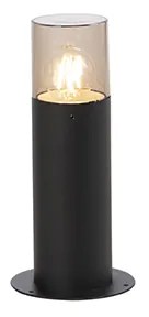 Candeeiro exterior moderno de pé preto 30 cm - Odense Moderno