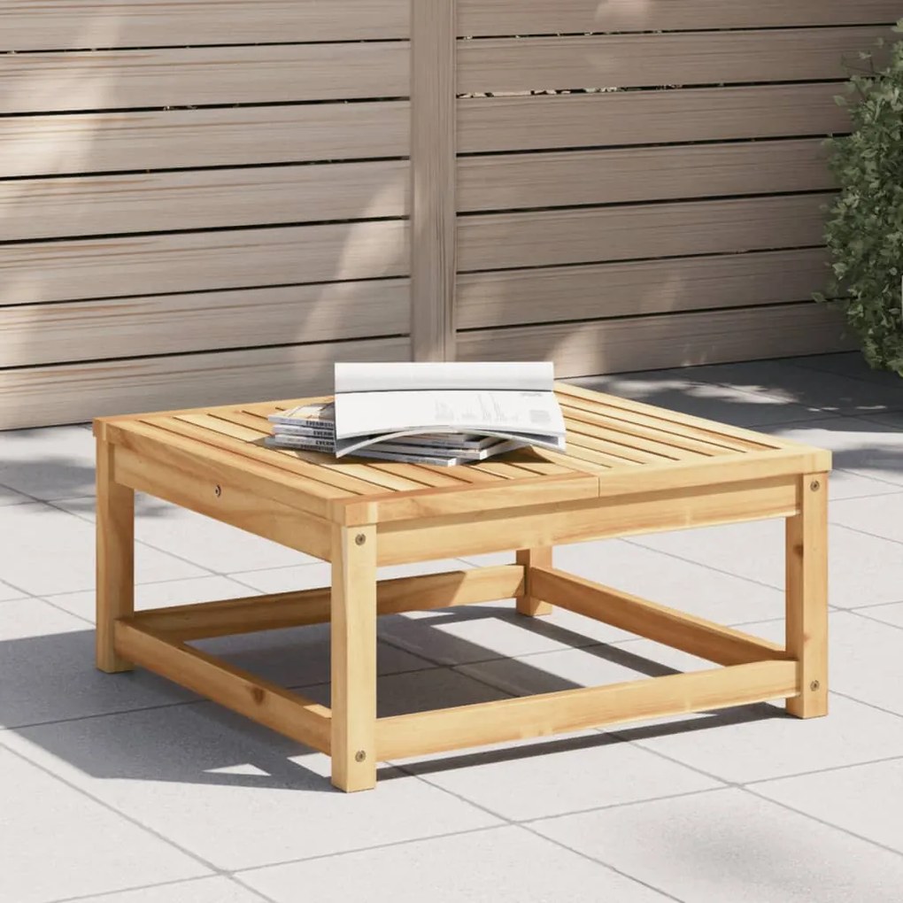 Mesa de jardim 63x63x30 cm madeira de acácia maciça