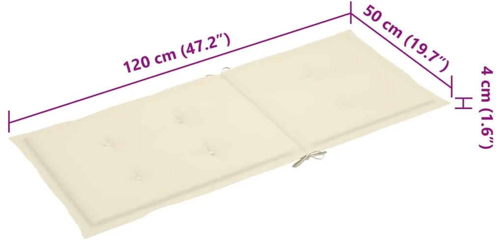 Cadeira de baloiço com almofadão bambu