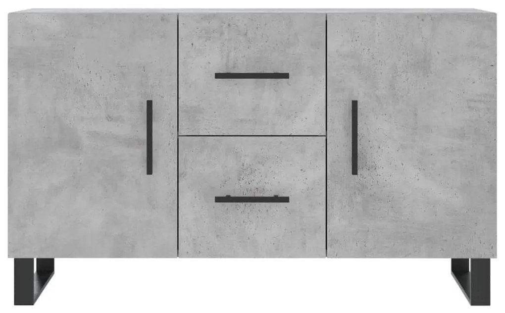 Aparador 100x36x60 cm derivados de madeira cinzento cimento