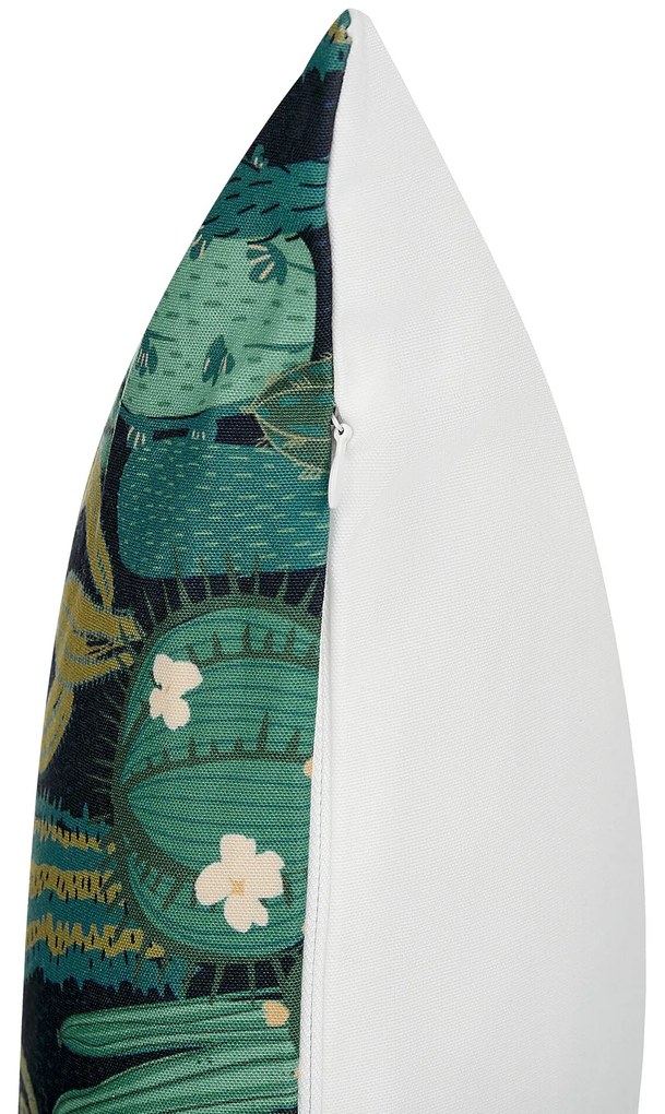 Conjunto de 2 almofadas decorativas de jardim com padrão de cacto verde 40 x 60 cm BUSSANA Beliani