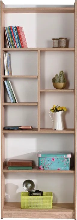 Estante Milano 8 Prateleiras Castanha 1830x640x280 mm