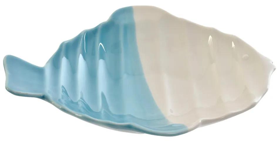 Tabuleiro de Bolso DKD Home Decor Peixe Porcelana (19 x 16 x 4 cm)