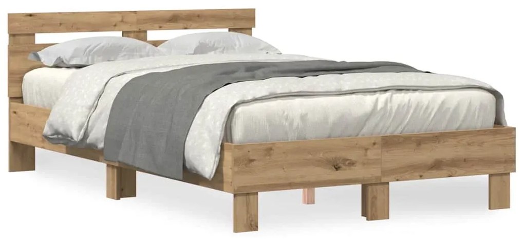Estrutura de Cama de Carvalho Carvalho Artesanal
