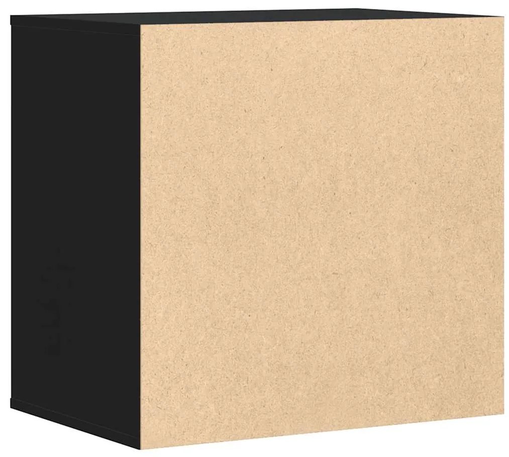 Cómoda com 3 Gavetas - 60x41x58 cm - derivados de madeira - preto