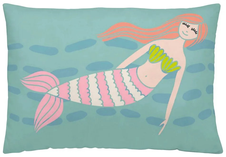 Capa de Travesseiro Naturals Mermaids (50 X 30 cm)