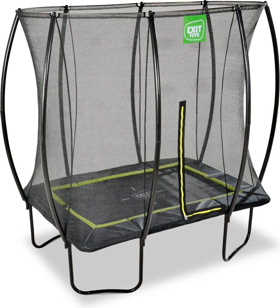 Trampolim retangular Silhouette 153 x 214 cm - preto