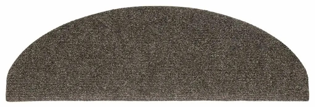 Tapetes de escada autoadesivos 20 pcs 65x21x4 cm antracite